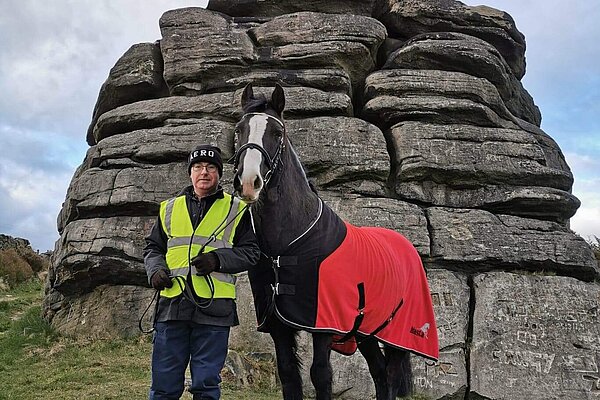 Picture of Donal with a Horse